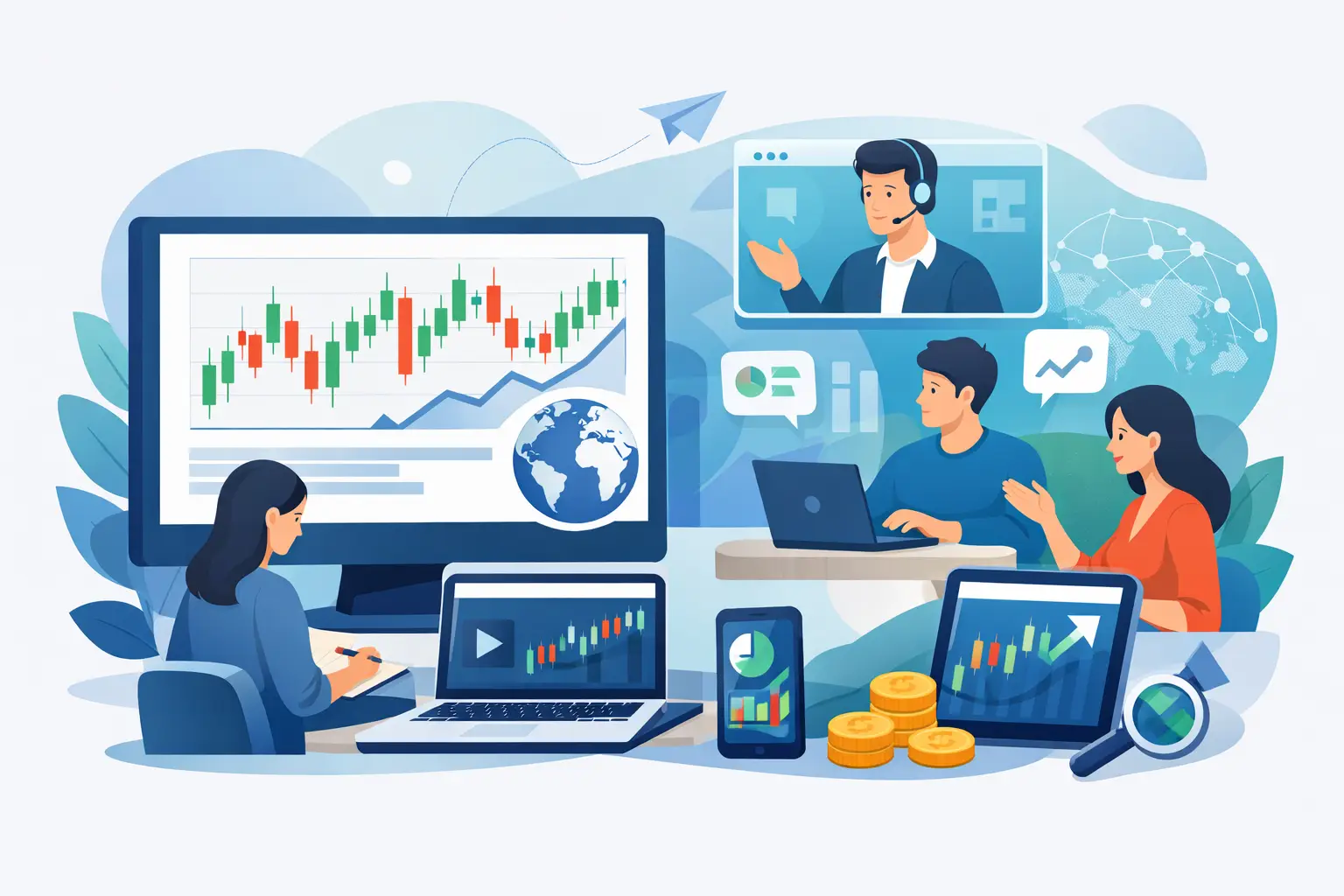 Where to Learn Forex Trading Online: Courses, Simulators and Communities